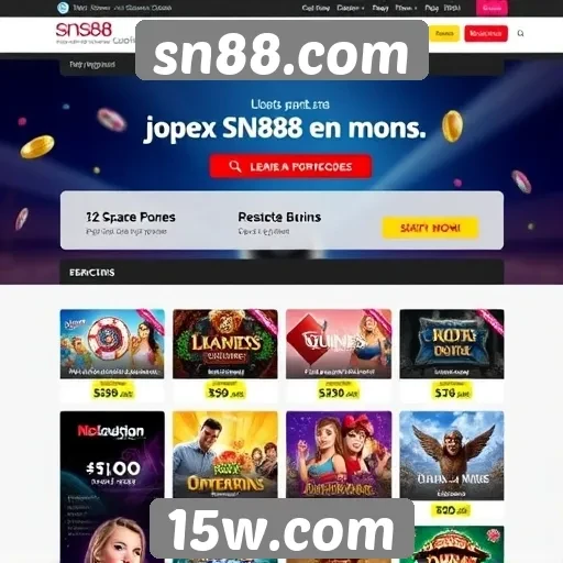 Ofertas e promoções destacadas no site sn88.com